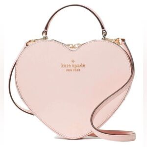 NWT Kate Spade Blush Heart Crossbody Bag